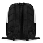 The White Minimalist Logo Backpack