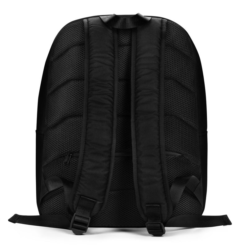 The Black Minimalist Logo Backpack