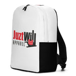 The White Minimalist Logo Backpack