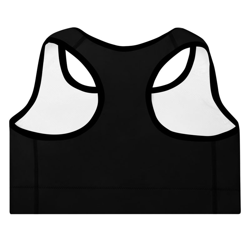 The Black Classic Padded Sports Bra