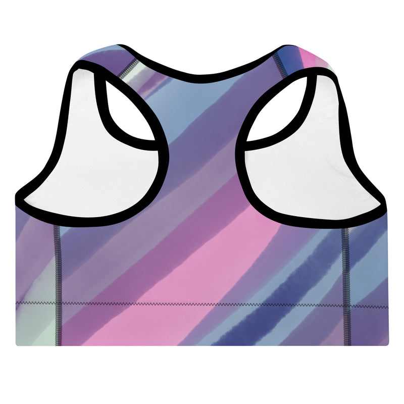 The Premier Coral Padded Sports Bra