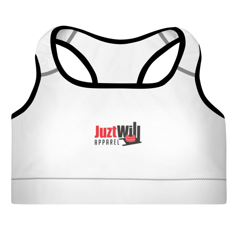 The Black & White Classic Padded Sports Bra