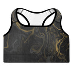 The Signature Liquid Gold Padded Sports Bra