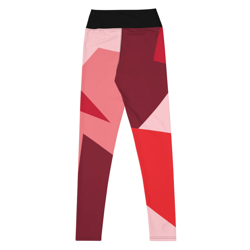 The Premier (Dark) Diced Strawberry Yoga Leggings