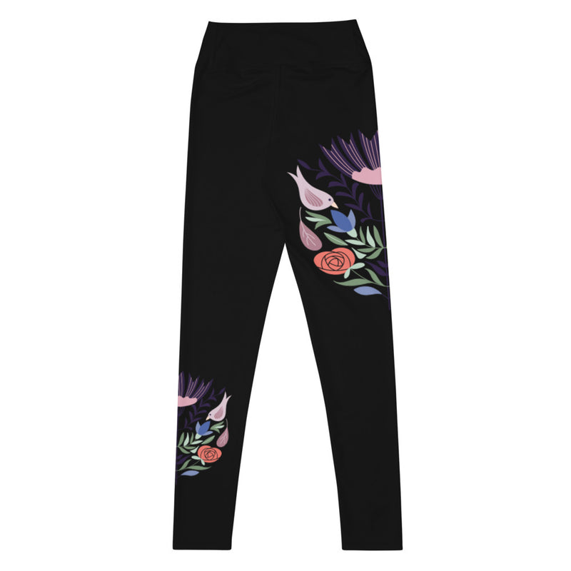 The Signature Lotus (Dark) Yoga Leggings