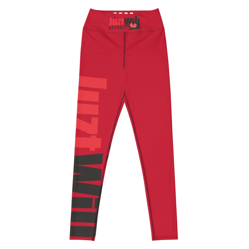 The Signature Logo (Red) Yoga Leggings