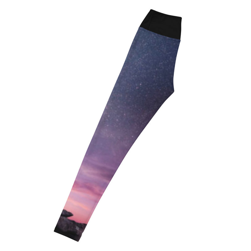 The Premier (Dark) Magenta Nights Yoga Leggings