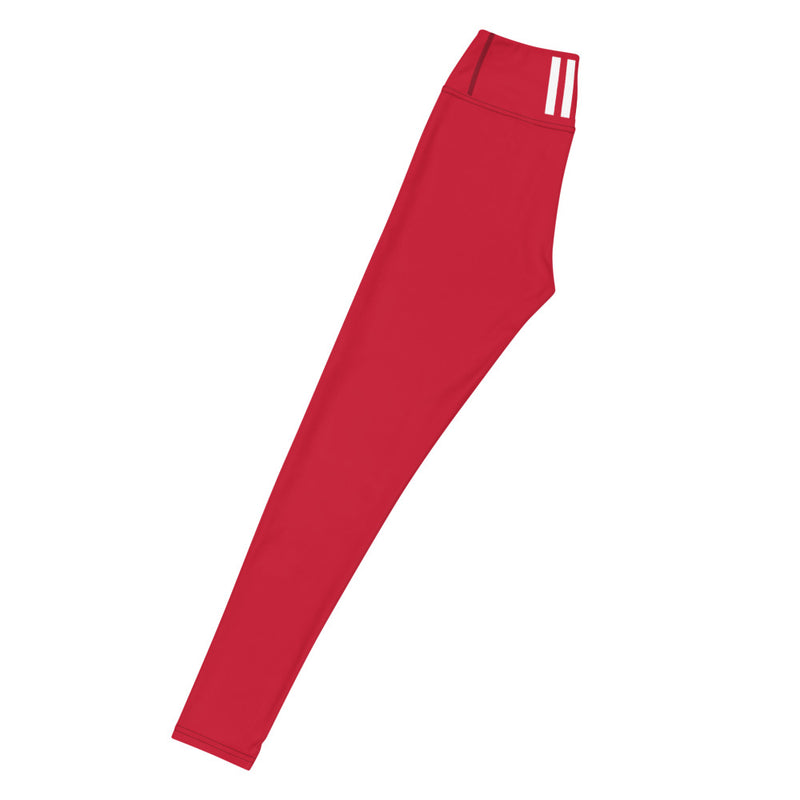 The Signature Logo (Red) Yoga Leggings