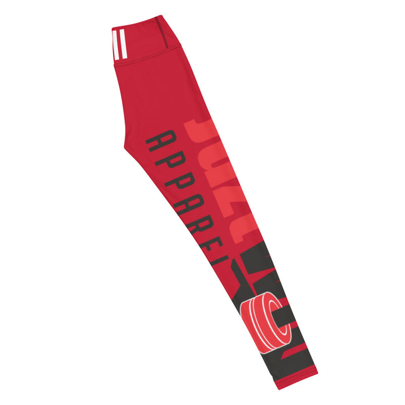 The Signature Logo (Red) Yoga Leggings