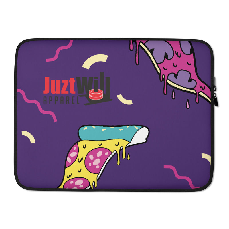 The Pizza Party Purp Laptop Sleeve