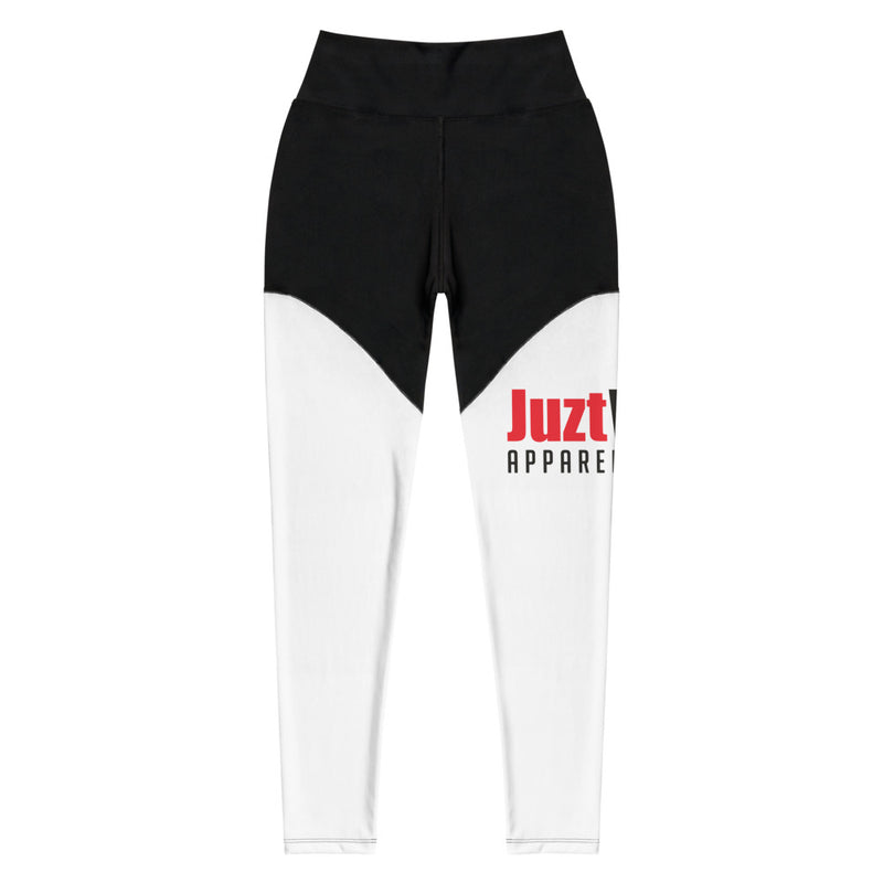 The Black & White Pro Fit Sports Leggings