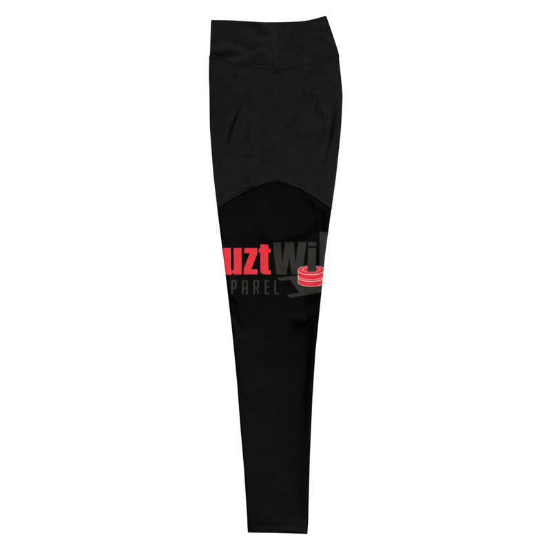 The Black Pro Fit Sports Leggings