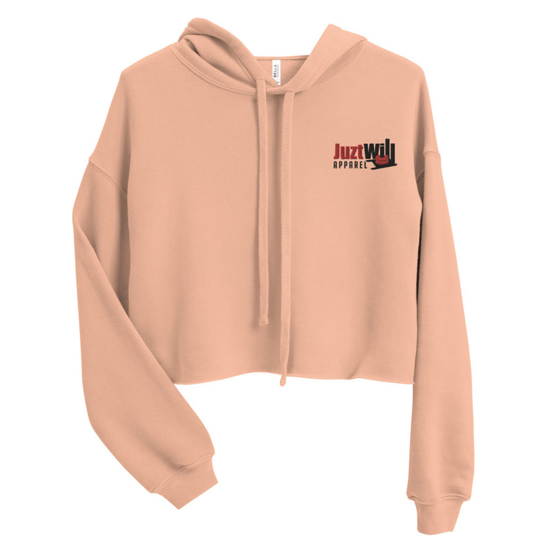 The Peach Logo Crop Hoodie