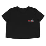 The Women's Embroidered (Alt) Logo Crop Tee