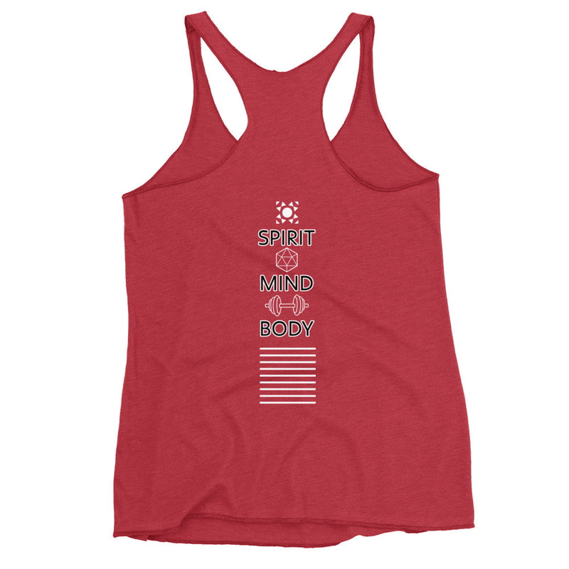 The Women's Red Logo Racerback Tank