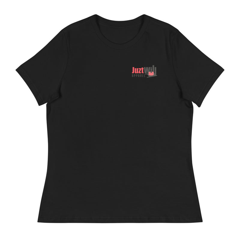 The Black Women's Relaxed Logo T-Shirt